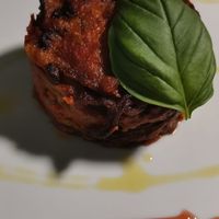 Parmigiana at Pesto di Pistacchio in Trani