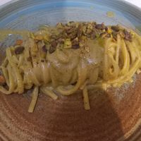 Pasta with pistacchios at Pesto di Pistacchio in Trani