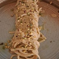 Linguina al pesto di pistacchio di Bronte
 at Pesto di Pistacchio in Trani