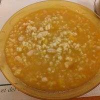 Pumpkin soup at Self Naturista in Barcelona