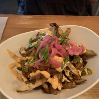 Satay Fries   at MeeT in Yaletown in Vancouver