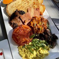 Full English breakfast  at MeeT in Yaletown in Vancouver