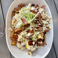 Breakfast Poutine, it’s real  at MeeT in Yaletown in Vancouver