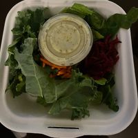 side salad   at MeeT in Yaletown in Vancouver