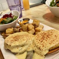 Not sure my hubs got it and loved it - BRUNCH!  at MeeT in Yaletown in Vancouver