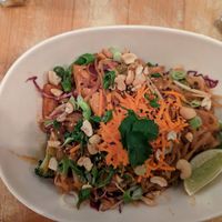Noodle-y Thai bowl - delicious at MeeT in Yaletown in Vancouver