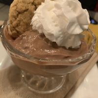 Chocolate chip cookie and mousse   at MeeT in Yaletown in Vancouver