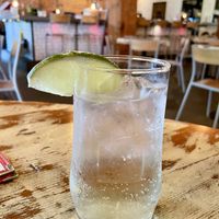 Gin Seltzer w/Elderflower   at MeeT in Yaletown in Vancouver