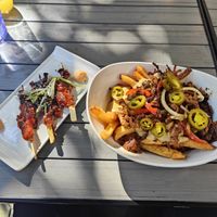 KFC and Philly poutine at MeeT in Yaletown in Vancouver