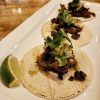 Steak Tacos at MeeT in Yaletown in Vancouver