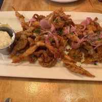 Oyster Mushroom Kalamari at MeeT in Yaletown in Vancouver