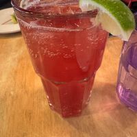 Hibiscus Limeade Soda at MeeT in Yaletown in Vancouver