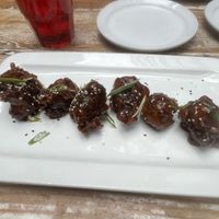 Cauliflower wings - extremely vinegary   at MeeT in Yaletown in Vancouver