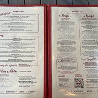 Only food menu  at MeeT in Yaletown in Vancouver