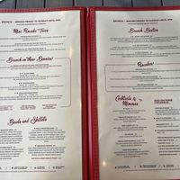 Drink menu is even in size (4 pages)  at MeeT in Yaletown in Vancouver