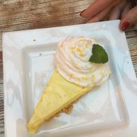 Lemon tart at MeeT in Yaletown in Vancouver