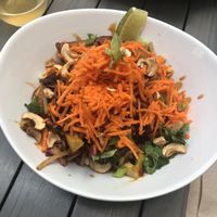 Thai noodles at MeeT in Yaletown in Vancouver