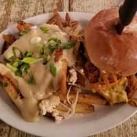 The Halloween feature Not'Cho Chickun Sandwich at MeeT in Yaletown in Vancouver