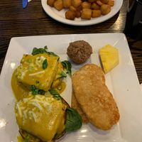 Tofu Benny, and a side order of homefries  at Hometown Sports Grill in Ottawa