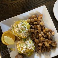Tofu benedict  at Hometown Sports Grill in Ottawa