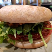 Kutcher burger at Hans Im Glück in Berlin