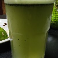 Drink at Krishna Vegan in Guadalajara