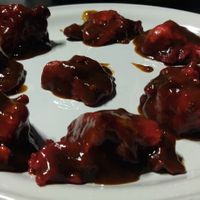 Cauliflower wings at Krishna Vegan in Guadalajara