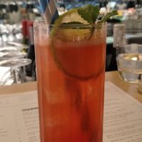 Raspberry mojito at Oriental Teahouse in Melbourne