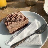 Chocolate mousse cake  at Cafe Affenbrot in Luebeck