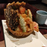 Tempura vegetables at Senta Vegetarian in Nha Trang