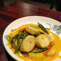 Spicy tofu dish at Senta Vegetarian in Nha Trang