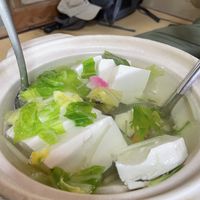 tofu pot  at Tofu Restaurant Seigen-in - 西源院 in Kyoto