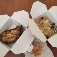 melanzane ripiene e finocchi gratin at Vegeta in Bologna
