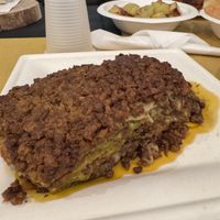 Lasagne con ragù di lenticchie   at Vegeta in Bologna