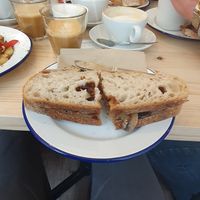 vBacon sandwich at Steep & Filter in Skipton