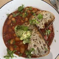 Smoky beans at Steep & Filter in Skipton