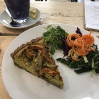 Vegetable quiche @ Steep & Filter, Skipton at Steep & Filter in Skipton