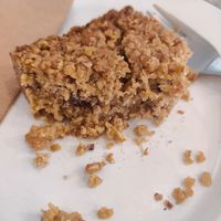 Flapjack - half eaten, sorry 😉 at Steep & Filter in Skipton