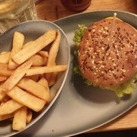 Burger at Hans im Glück in Dresden