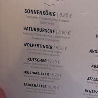 Vegan options at Hans im Glück in Dresden