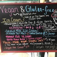 Shop sign  at The Pop Shop in Frederick