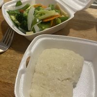 Sticky rice. Veggies    at Durian Durian in Orlando