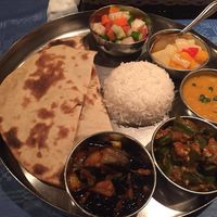 Vegan thali at Khazana in Yokohama