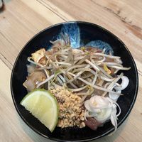 Vegan pad Thai   at El 123 in Mexico City