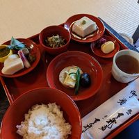 Set menu at Tenryuji Temple Shigetsu in Kyoto