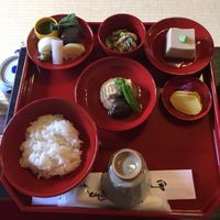 My favorite meal in Japan  at Tenryuji Temple Shigetsu in Kyoto