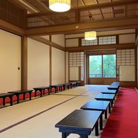 Eating room  at Tenryuji Temple Shigetsu in Kyoto