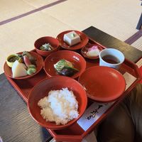 Small meal (3,800 yen)  at Tenryuji Temple Shigetsu in Kyoto