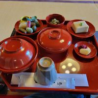 Yuki set meal at Tenryuji Temple Shigetsu in Kyoto