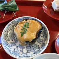 Miso Glazed Eggplantt  at Tenryuji Temple Shigetsu in Kyoto